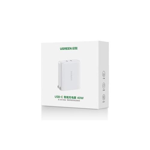 UGREEN 40W dual USB-C charger packaging box CD243