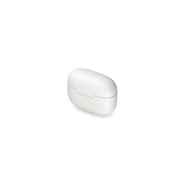 Rear view of the Philips 1000 Series True Wireless Earbuds charging case in White.