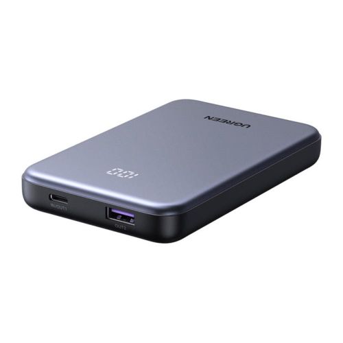 UGREEN PB507 Power Bank 10000mAh, 20W USB-C PD, 22.5W USB-A, Fast Charging, Grey