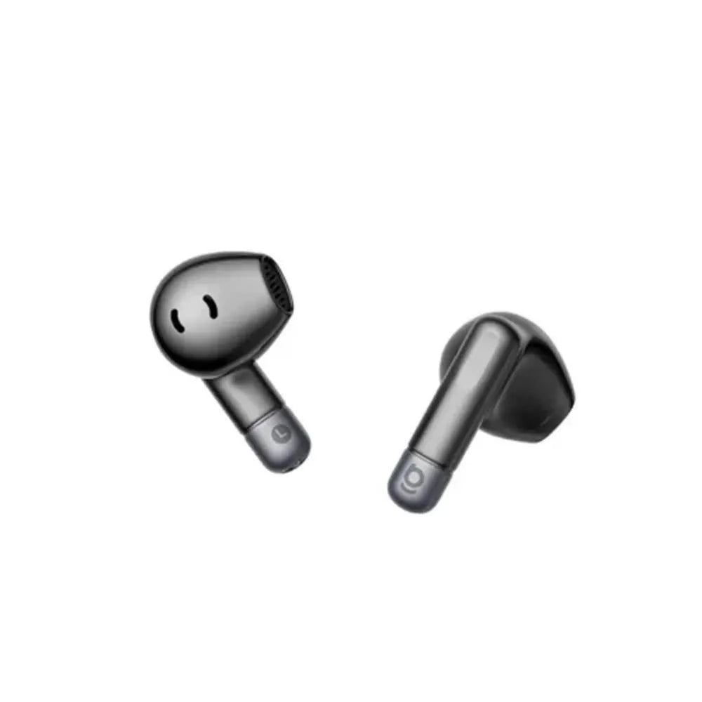 Baseus BS2-Lite TWS Bluetooth earbuds in black, showcasing the sleek matte finish and ultra-long 40-hour battery life design