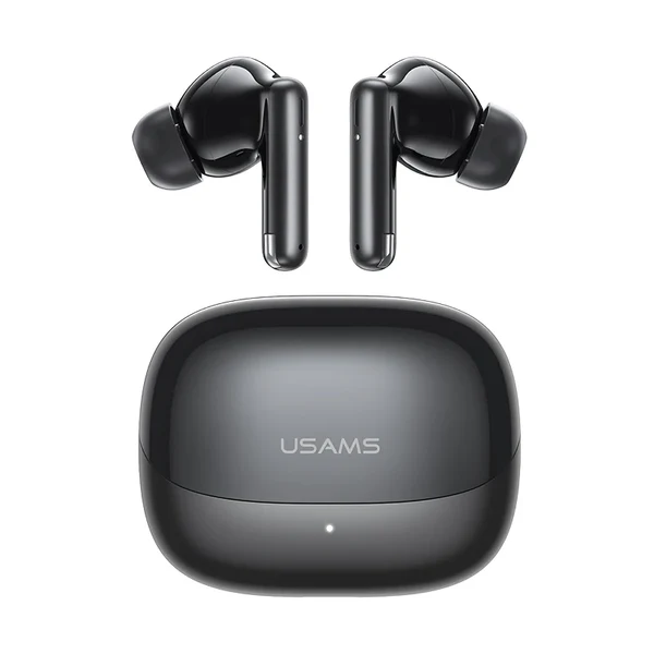 Usams black wireless in-ear headphones with smart touch control