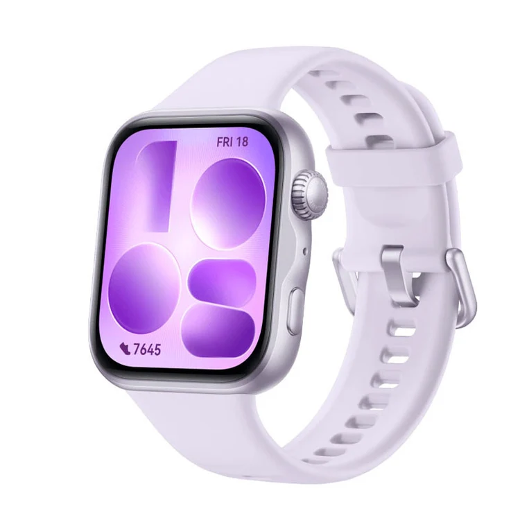 HUAWEI FIT 5 Smart Watch, 1.82" AMOLED, Dual-Band GPS, Bluetooth Calling, 5 ATM, Purple, 3 Trendy Straps Gift