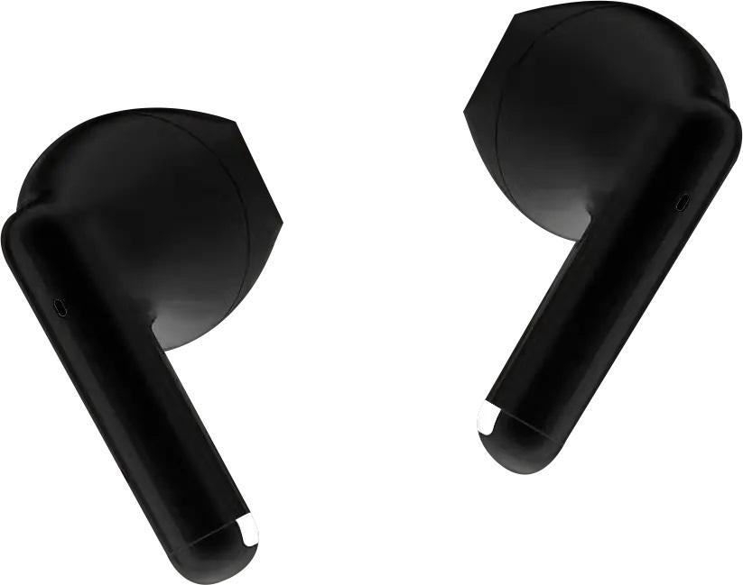 Itel S10 Half In-Ear Wireless Earbuds, 25H Battery, Noise Reduction, Black