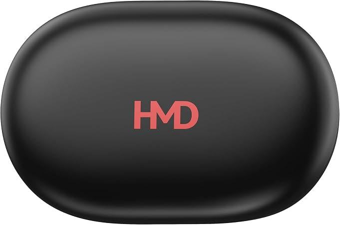 HMD DUB P50 Wireless Earbuds, Bluetooth 5.3, ENC Clear Calls, Low Latency Gaming, 25H Battery  Life, IPX4, Black