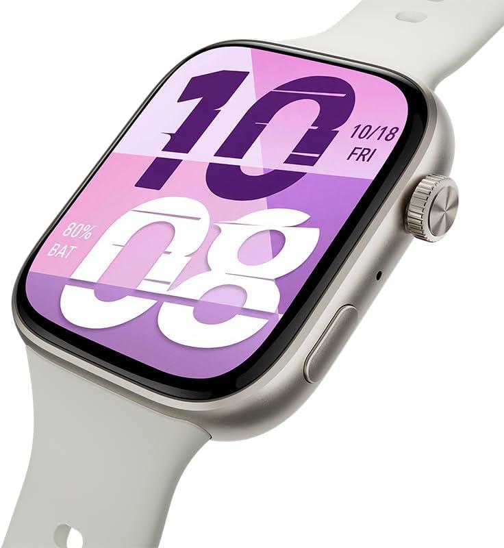 HONOR X5i Smartwatch, 1.97-Inch AMOLED Display, Bluetooth Calling, 21-Day Battery Life, IP68, White