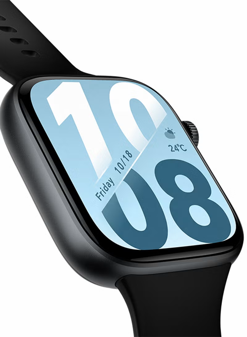 HONOR X5i Smartwatch, 1.97-Inch AMOLED Display, Bluetooth Calling, 21-Day Battery Life, IP68, Black